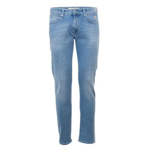 Roy Roger's Ljus Tvättad Denim Jeans med Tassel Blue, Herr