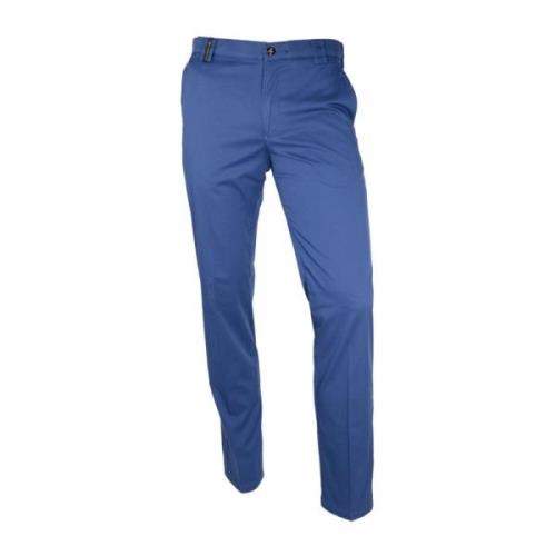 Meyer Golf Chino Augusta Perfect Fit Blå Blue, Herr