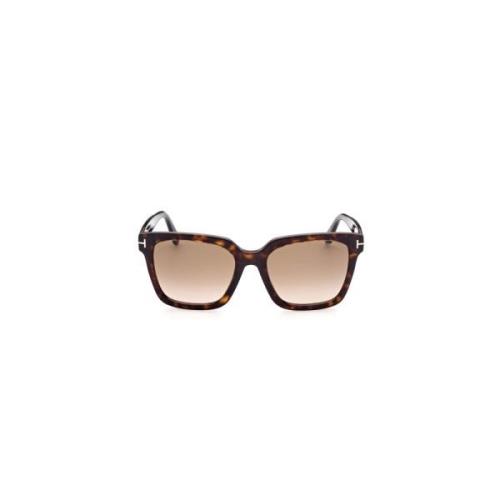 Tom Ford Selby Solglasögon för kvinnor Brown, Unisex