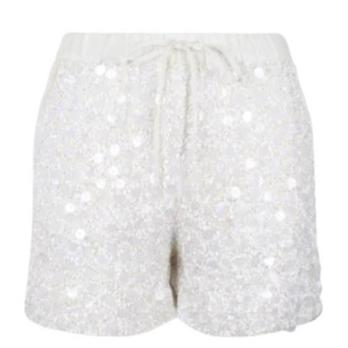 P.a.r.o.s.h. Vita Shorts för Kvinnor White, Dam