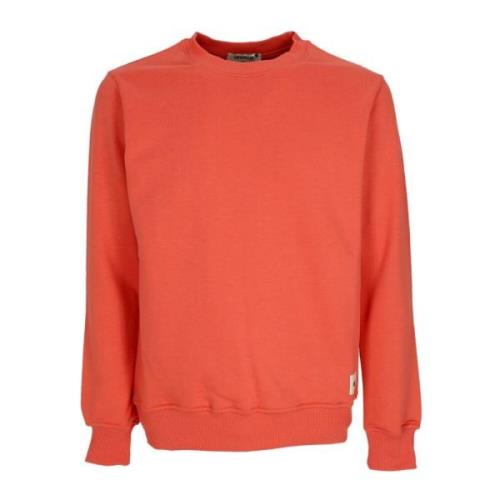 CAT Essential Crewneck Sweatshirt Orange Rust Orange, Herr