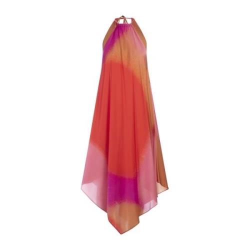 Gianluca Capannolo Silkesärmlös klänning skugga effekt Multicolor, Dam