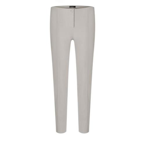 Cambio Slim-fit Trousers Beige, Dam