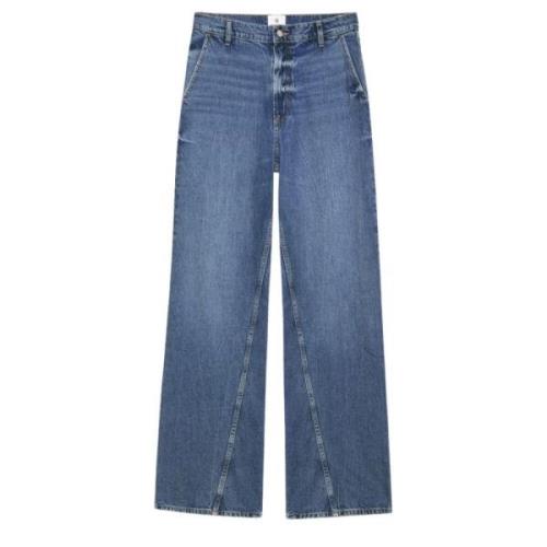 Anine Bing Briley Denim Jeans Blue, Dam