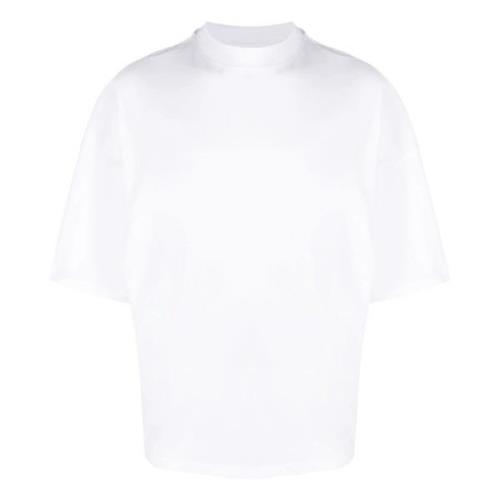 Jil Sander Klassisk Bomull T-shirt White, Herr