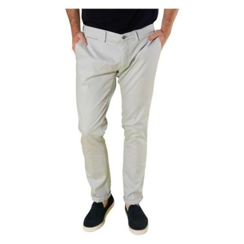 Mason's Ljusgrå Chino Byxor Gray, Herr