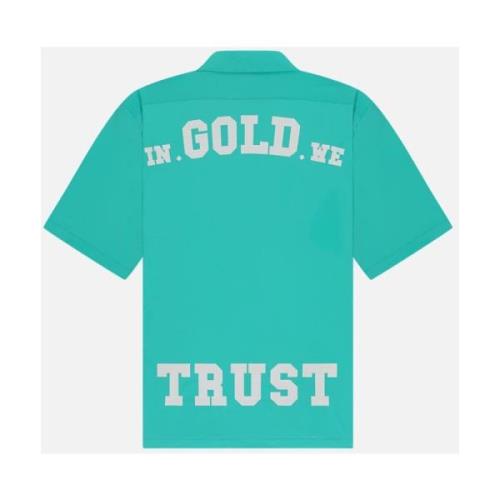 In Gold We Trust Havblå Strandblus Herr Blue, Herr
