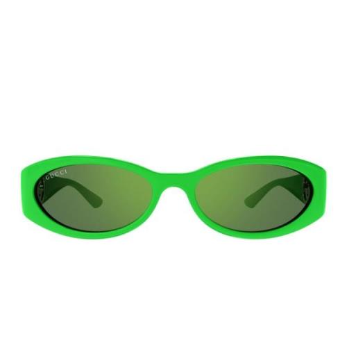 Gucci Vintage Mandelformade Solglasögon Gg1660S Green, Unisex