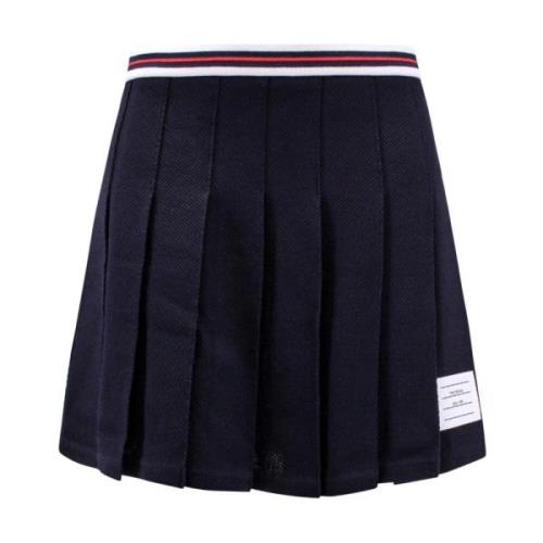 Thom Browne Midi Skirts Blue, Dam