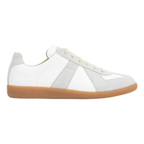 Maison Margiela Vita låga topp sneakers Multicolor, Herr