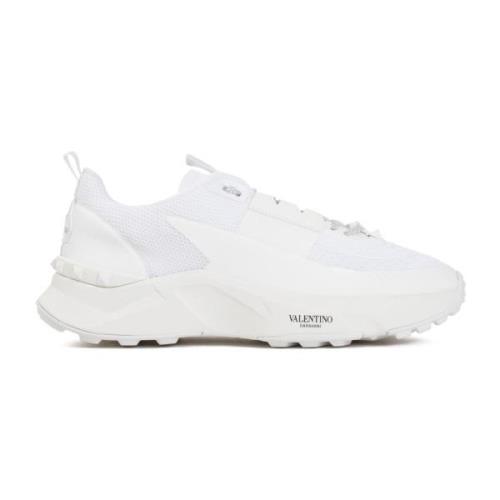 Valentino Garavani Vita Mesh Sneakers Mandel Tå White, Herr