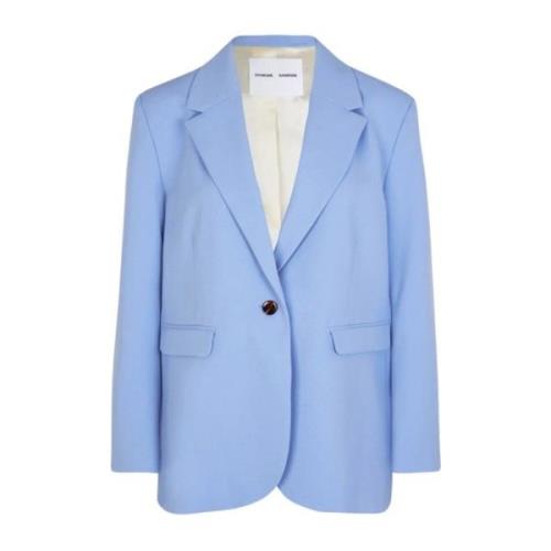 Samsøe Samsøe Påskägg Oversized Blazer Blue, Dam