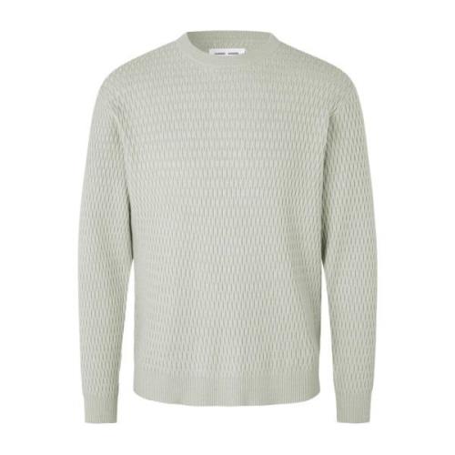 Samsøe Samsøe Round-neck Knitwear Beige, Herr