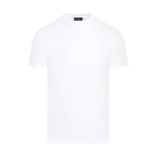 Dunhill Vit Bomull T-shirt Ss24 White, Herr