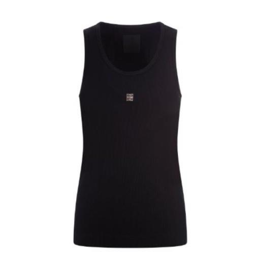 Givenchy Sleeveless Tops Black, Dam