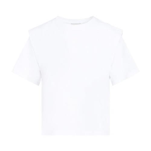 Isabel Marant Vit Bomull Zelitos T-shirt White, Dam