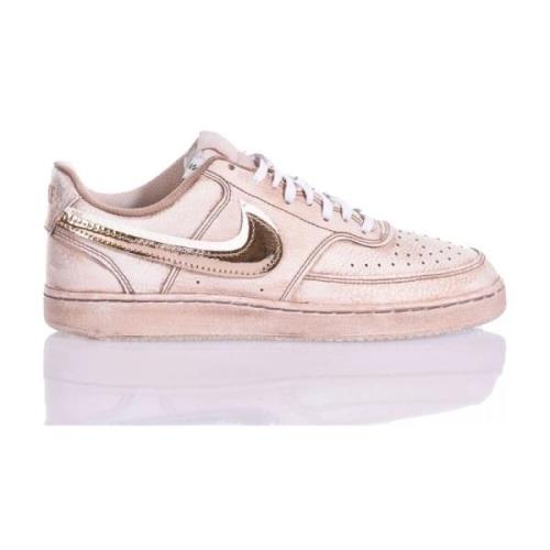 Nike Handgjorda Bruna Sneakers Anpassade Skor Multicolor, Herr