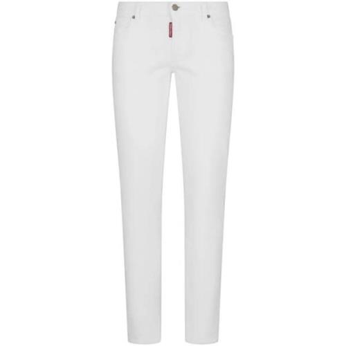 Dsquared2 Trousers White, Dam
