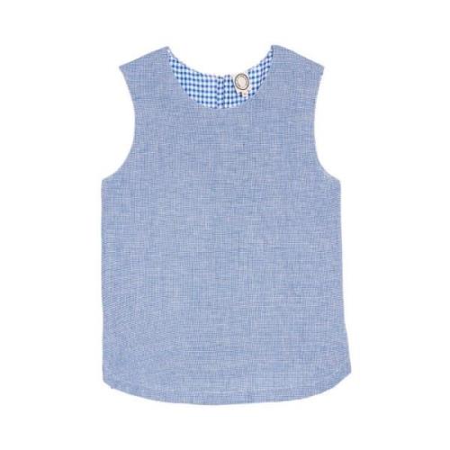 Ines De La Fressange Paris Albert blue linen blouse Blue, Dam