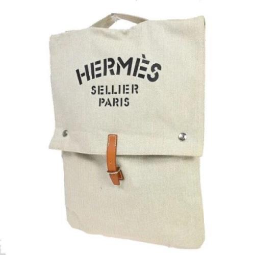 Hermès Vintage Pre-owned Bomull handvskor Beige, Dam