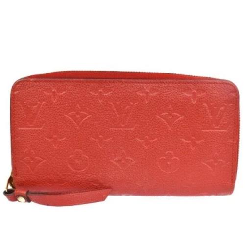 Louis Vuitton Vintage Pre-owned Laeder plnbcker Red, Dam