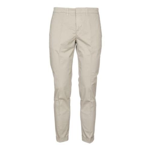 Fay Casual Capri-Style Trousers Brown Beige, Herr