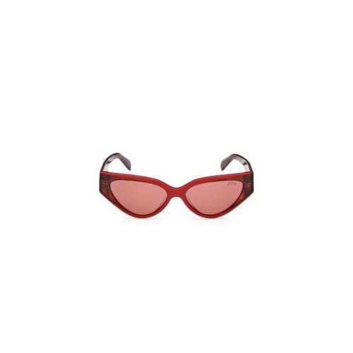 Emilio Pucci Stiliga solglasögon för kvinnor Red, Unisex