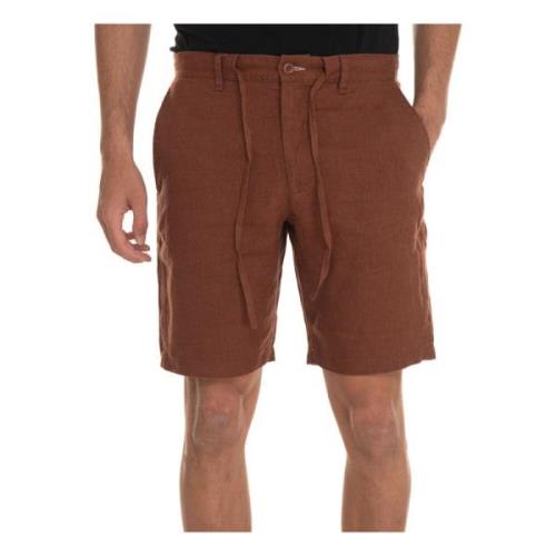 Gant Linne Bermuda Shorts med Spets Brown, Herr