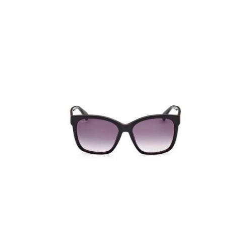 Max Mara Stiliga Logo9 solglasögon för kvinnor Black, Unisex