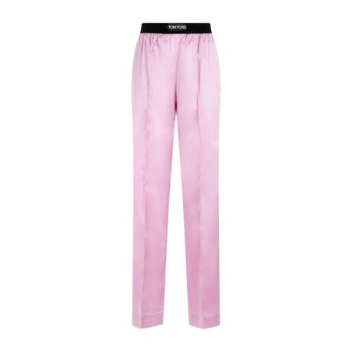 Tom Ford Silkesatin Pyjamasbyxor Pink, Dam