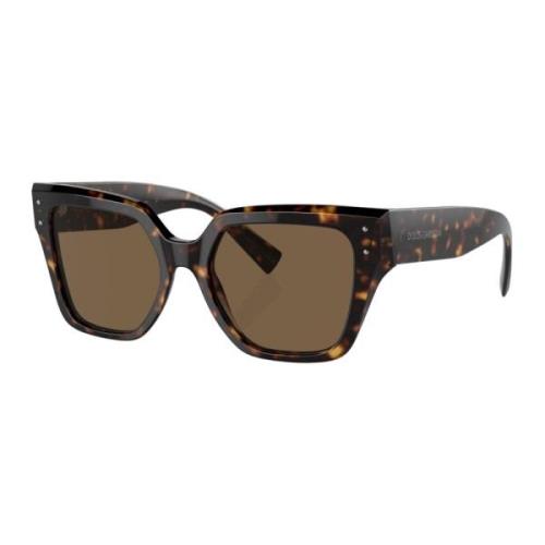 Dolce & Gabbana Mörk Havana/Brunt Solglasögon 0Dg4471 Brown, Dam