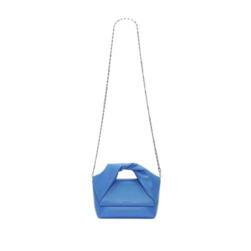 JW Anderson Himmelblå Läder Twist Detaljer Väska Blue, Dam