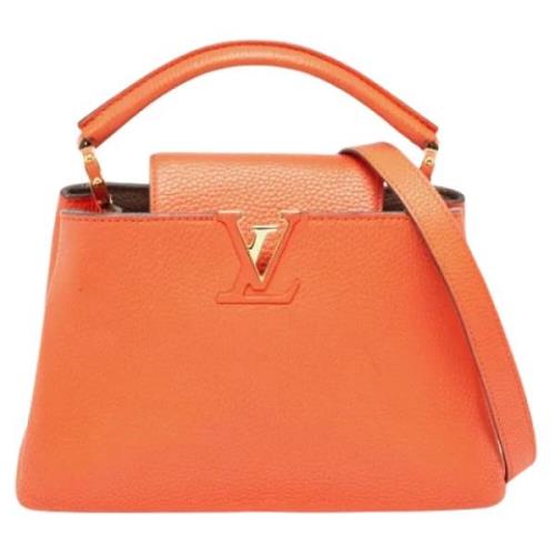 Louis Vuitton Vintage Pre-owned Laeder handvskor Orange, Dam