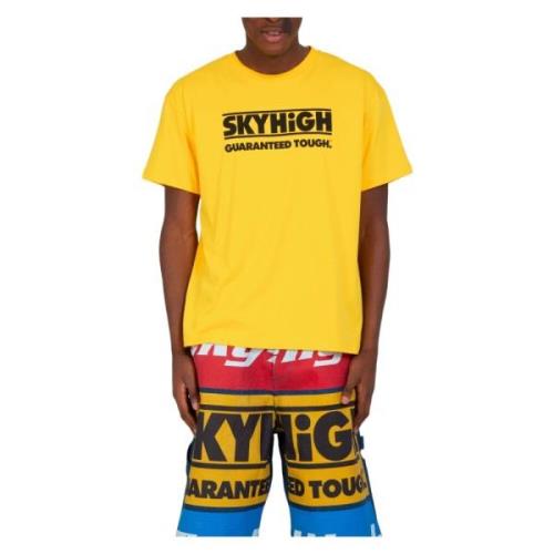 SKY High Farm Grafisk Konstruktion T-shirt Yellow, Herr