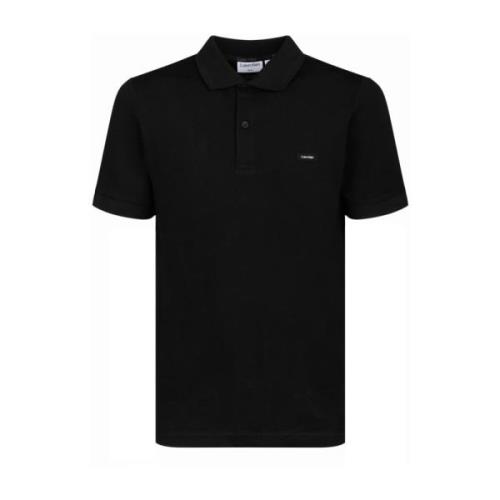 Calvin Klein Svart Thermo Tech Pique Polo Shirt Black, Herr