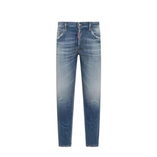 Dsquared2 Klassiska Denim Jeans för vardagsbruk Blue, Herr