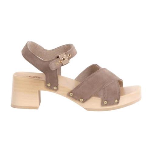 Scholl Beige Sandaler för Sommaren Beige, Dam