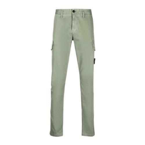 Stone Island Slim-fit Trousers Green, Herr