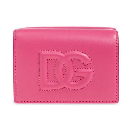 Dolce & Gabbana Plånbok med logotyp Pink, Dam