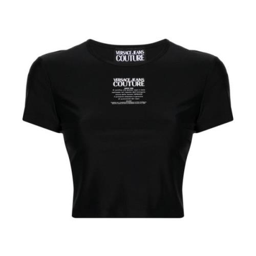 Versace Jeans Couture Svarta T-shirts och Polos Black, Dam