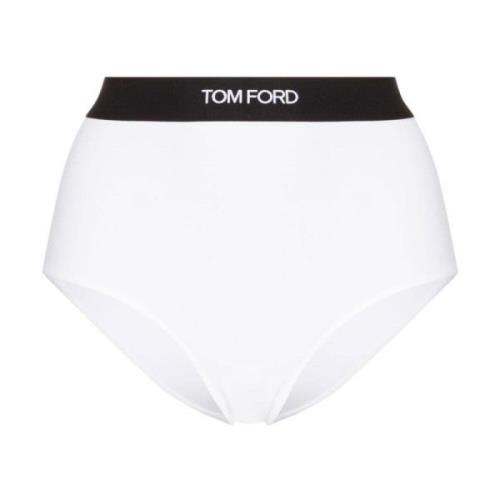 Tom Ford Vitt underkläder med logoband White, Dam