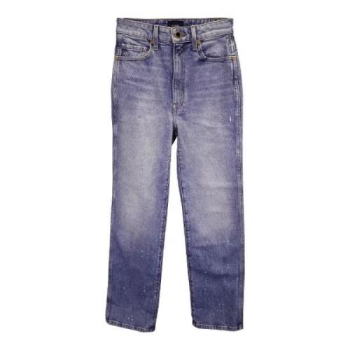 Khaite Bomull jeans Blue, Dam