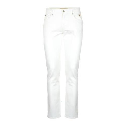 Roy Roger's Klassiska Denim Jeans White, Herr