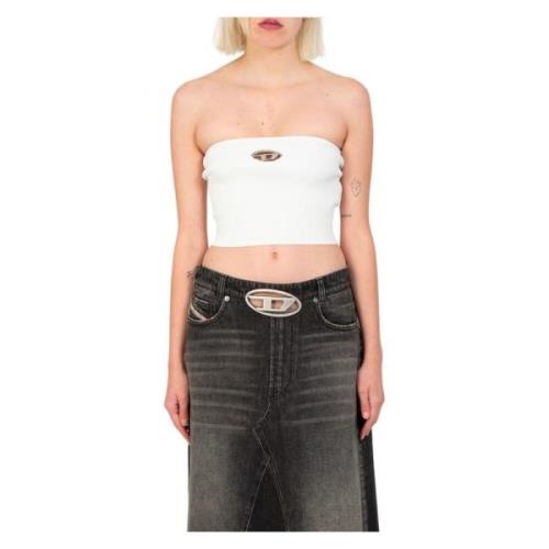 Diesel Oval Tube Top i Clarksville-stil White, Dam