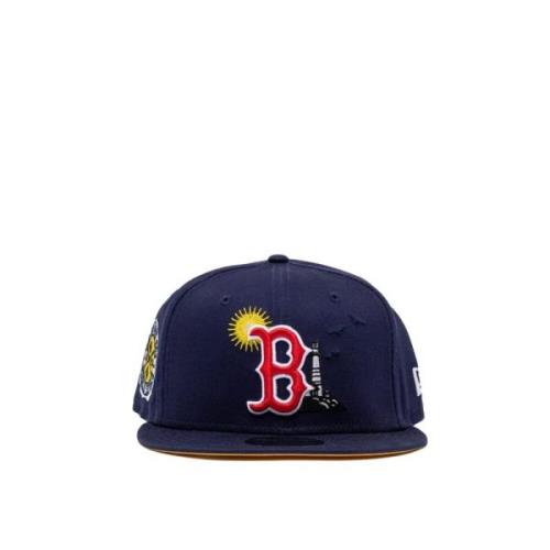 New Era Boston Red Sox Baseball Cap Blue, Herr