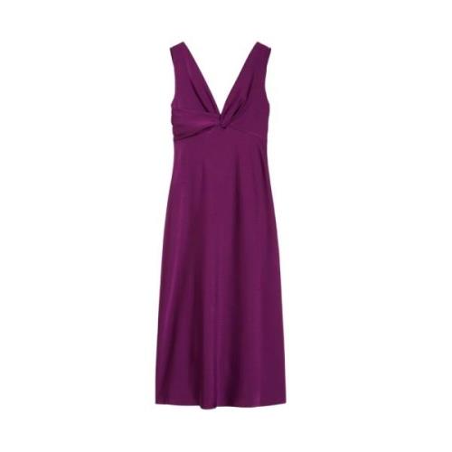 Iblues Elegant Embellished Dress Purple, Dam