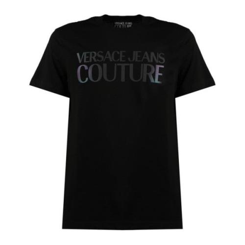 Versace Jeans Couture Stiliga T-shirts och Polos Black, Herr