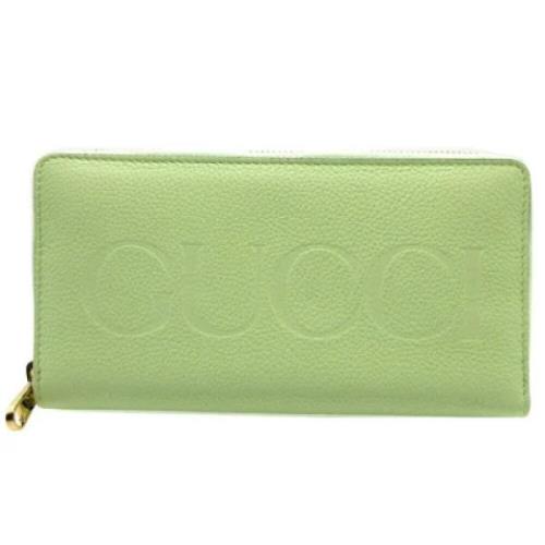 Gucci Vintage Pre-owned Laeder plnbcker Green, Dam