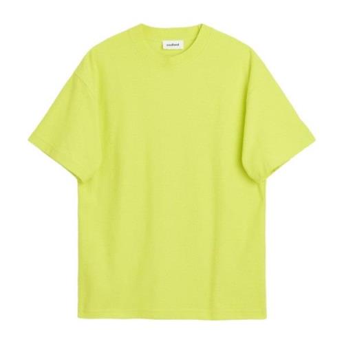 Soulland Avslappnad Boucle Jersey T-shirt Green, Unisex