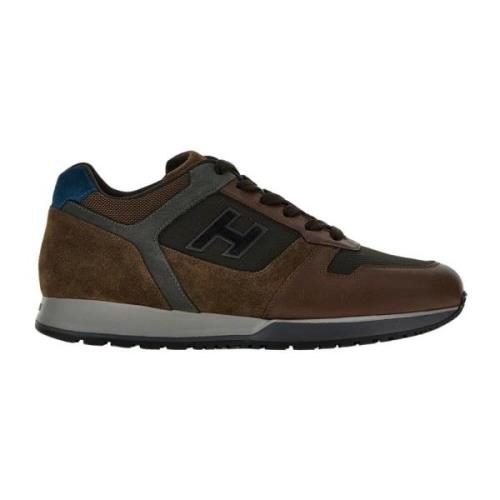 Hogan Bruna Sneakers Stilfull Uppgradering Trendig Brown, Herr